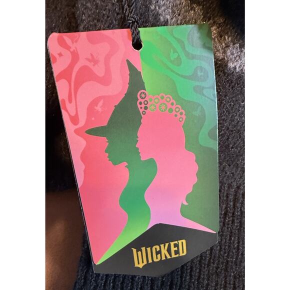 Wicked Sweater Cardigan Ariana By Paul Tazewell Women’s XS Gray/Black Zebra NWT - Picture 9 of 11